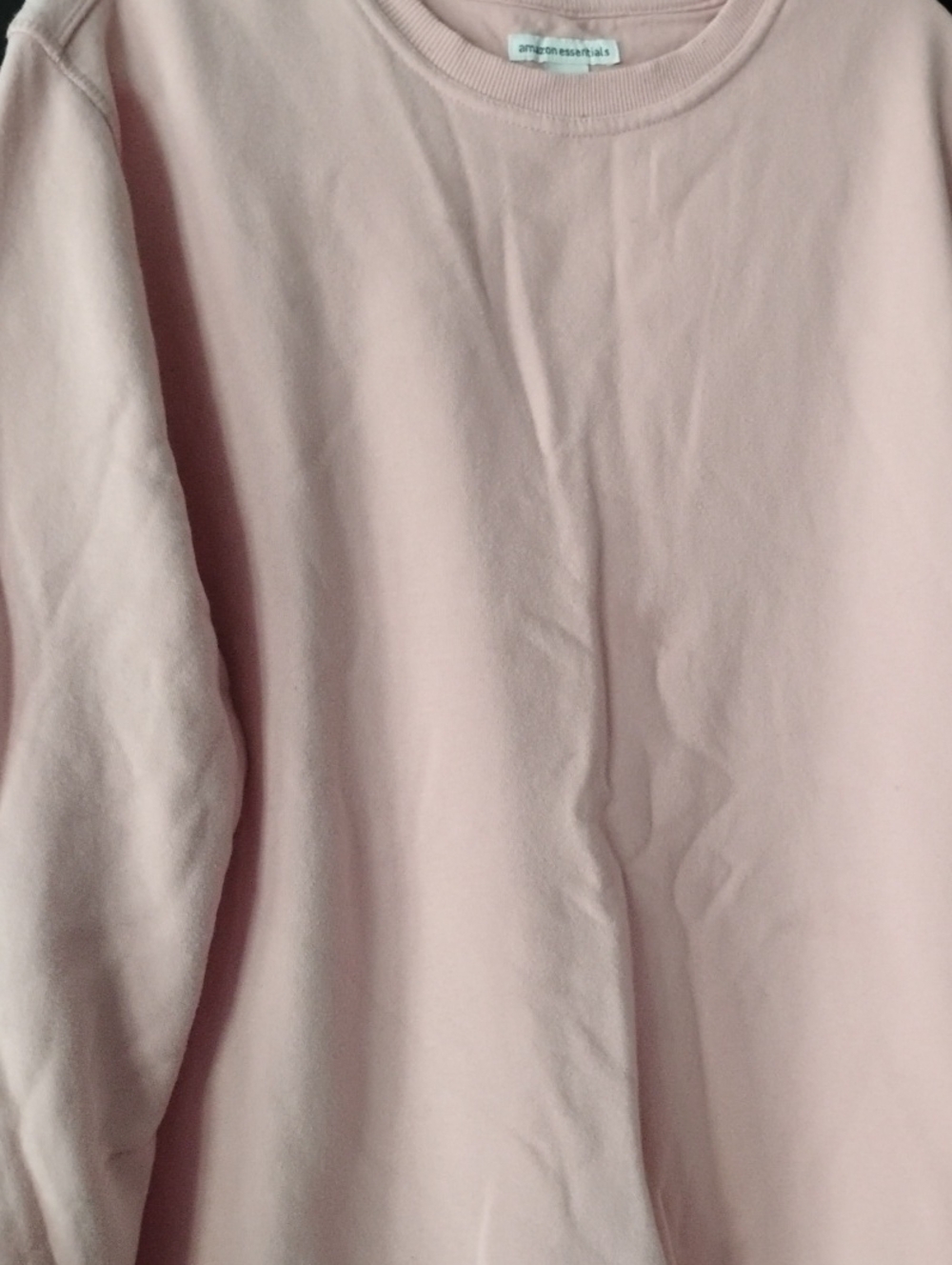 Amazon Essentials Dusty Pink Crewneck Sweatshirt